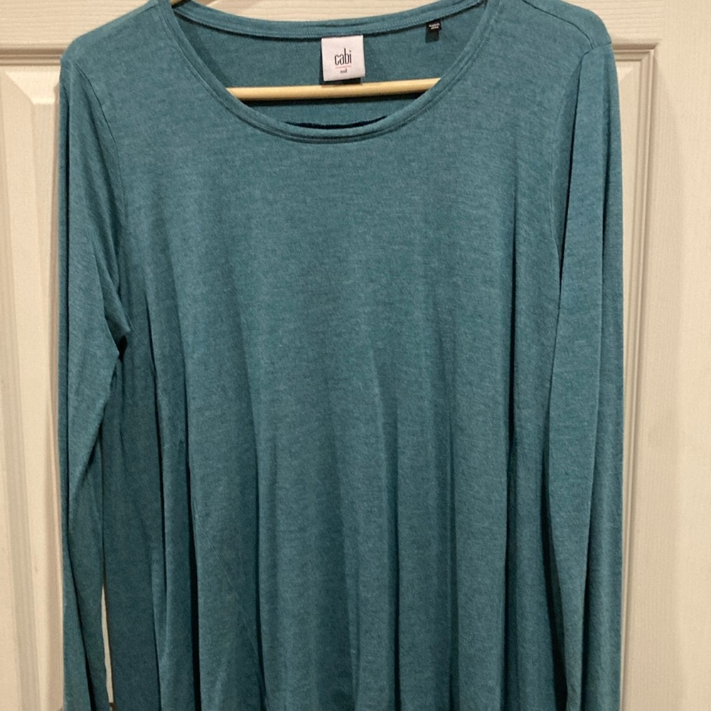 Cabi Teal Long Sleeve Top